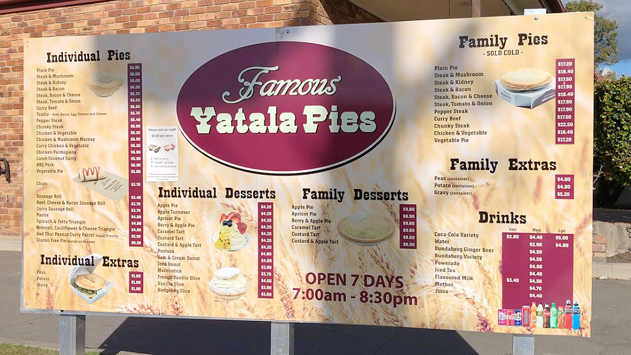 Yatala Pies (ヤタラパイズ)のご紹介 ポッサムチャンネル公式ホームページ